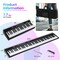 88 Key Foldable Electronic Keyboard Piano with Wireless MIDI Suitable for Kids, Teenagers and Adult